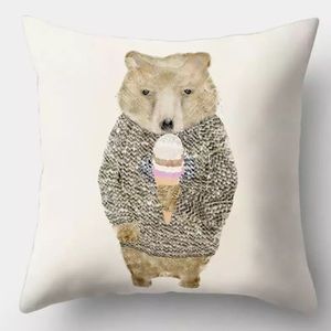 🎉HP!! Ice Cream Critter Throw Pillow Cover